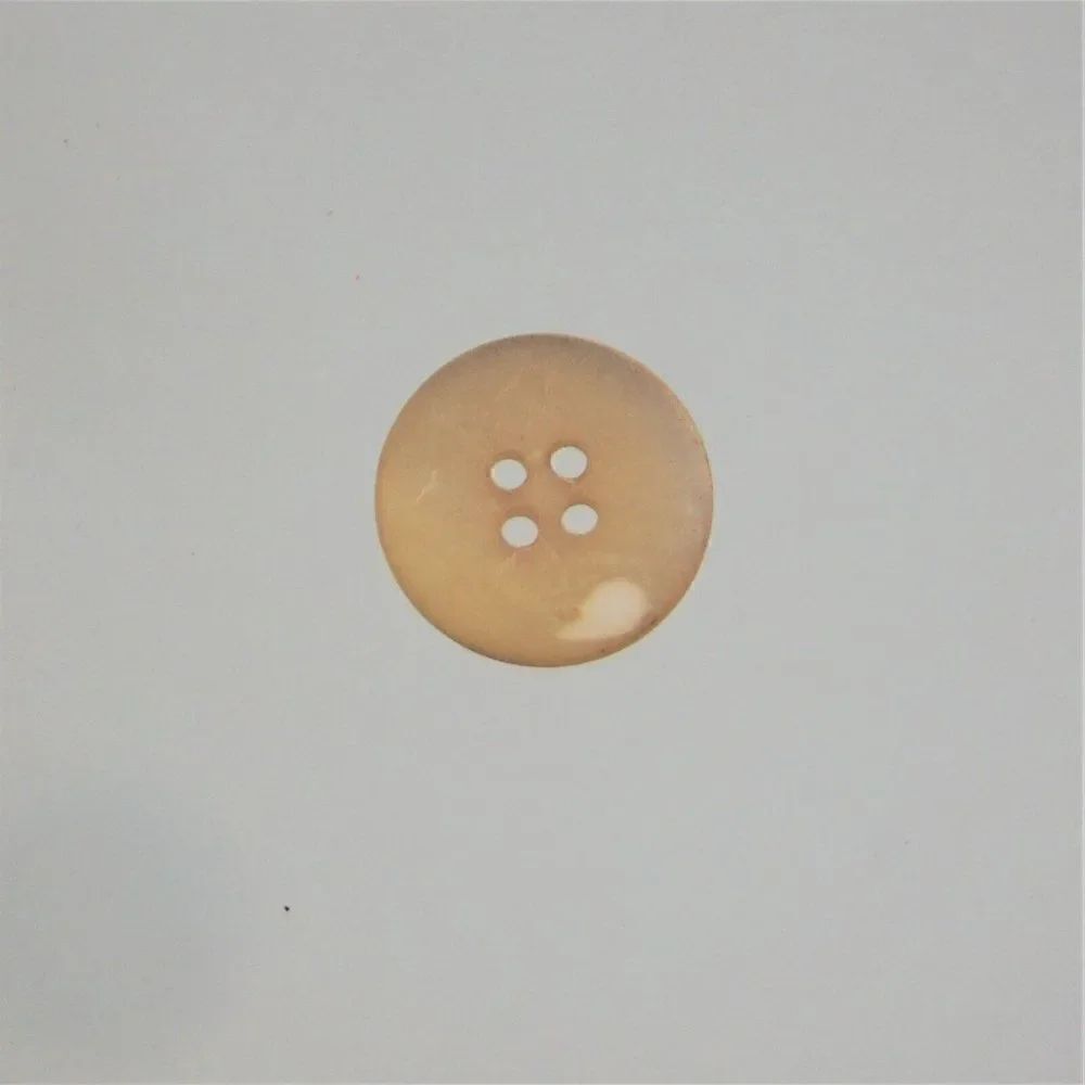 Brunello Cucinelli Replacement Button 4 Hole Beige Luster Button - Picture 9 of 9